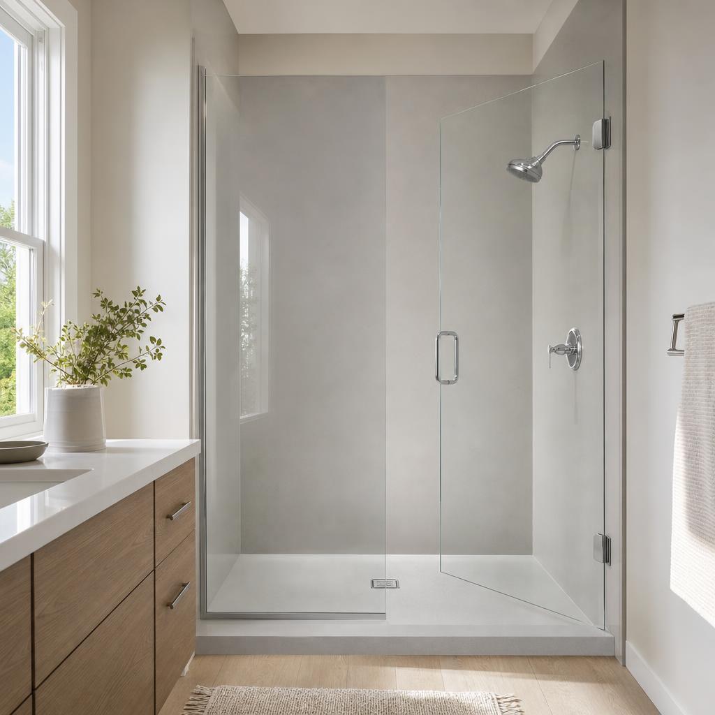 Renovated bathroom in a home in Cabarrus County