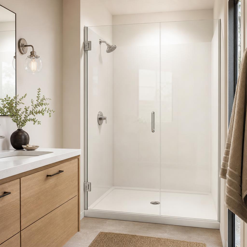 Recently remodeled bathroom in a Candler Park, GA home