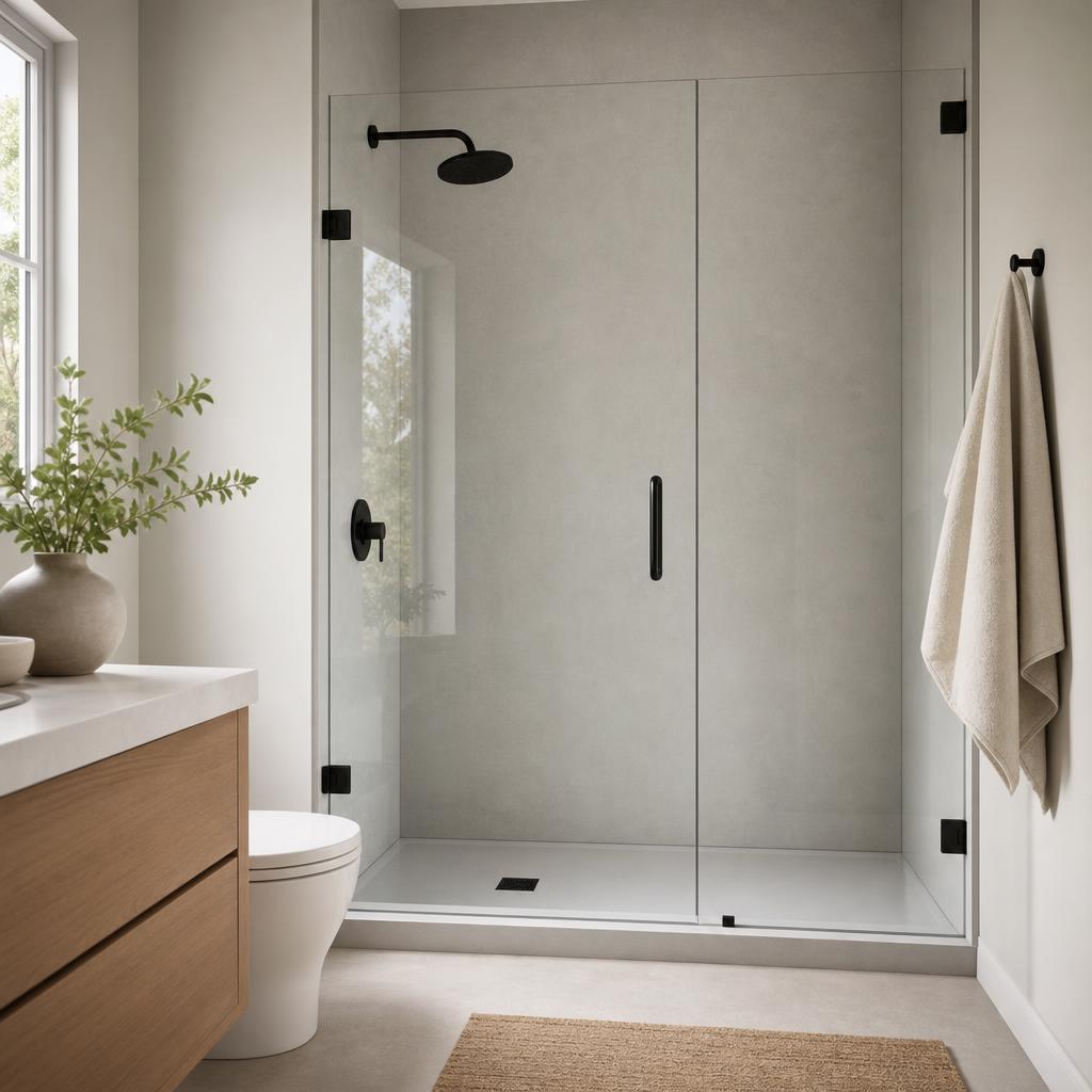 Recently remodeled bathroom in a Capitol Hill, CO home