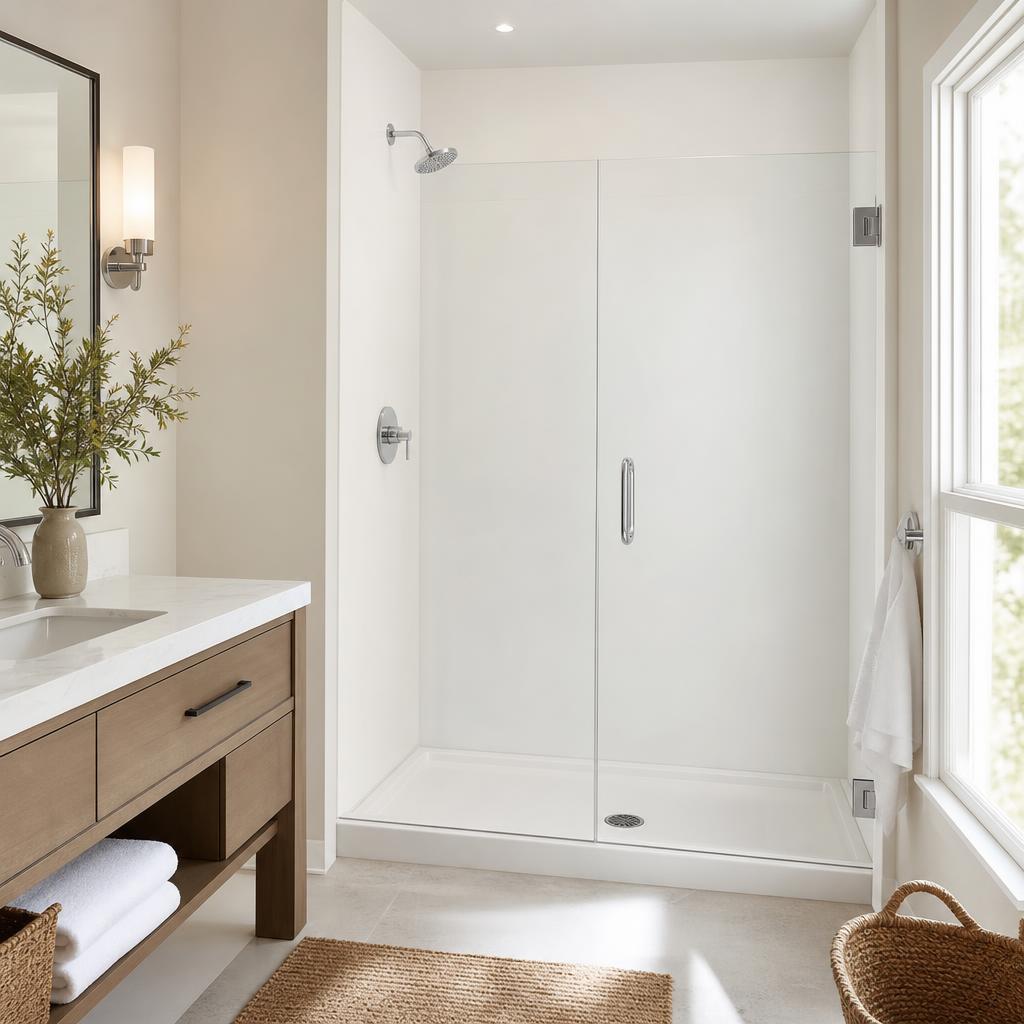 Recently remodeled bathroom in a Carefree, AZ home