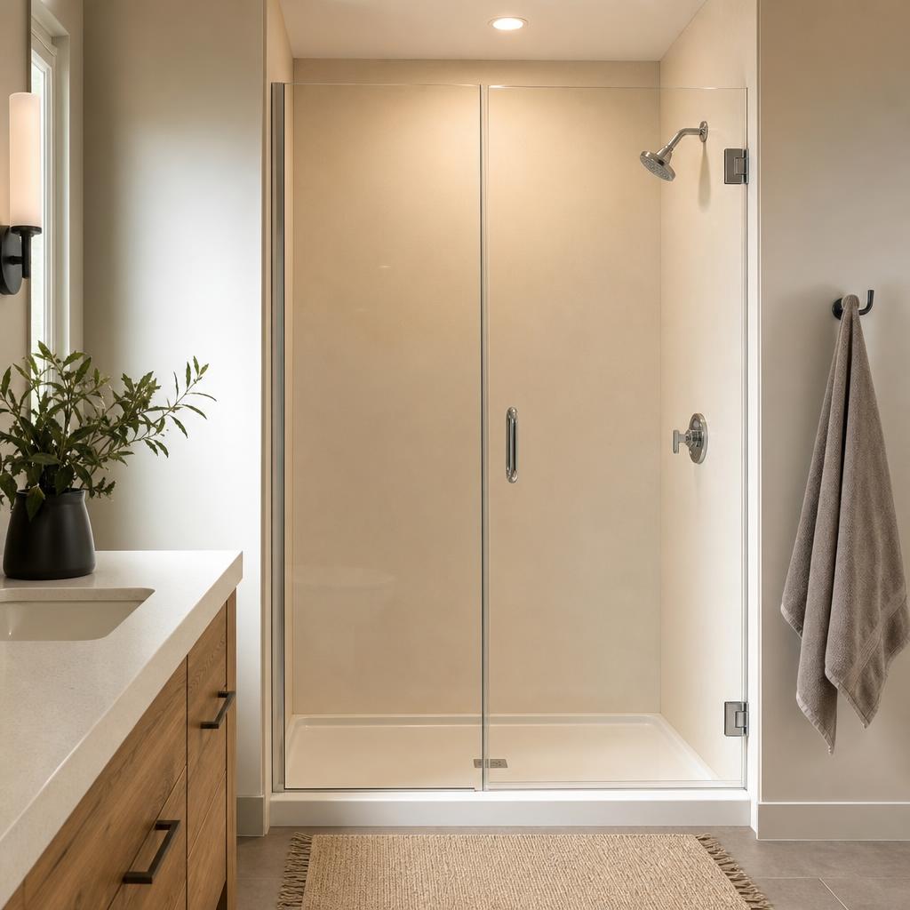 Recently remodeled bathroom in a Carnegie, PA home