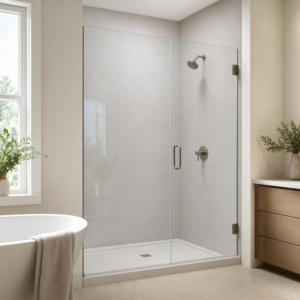 Renovated bathroom in a home in Carroll County