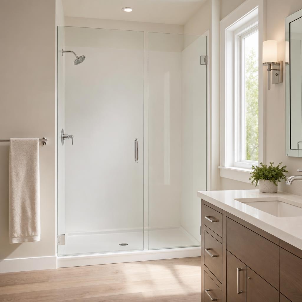 Recently remodeled bathroom in a Casey, IA home