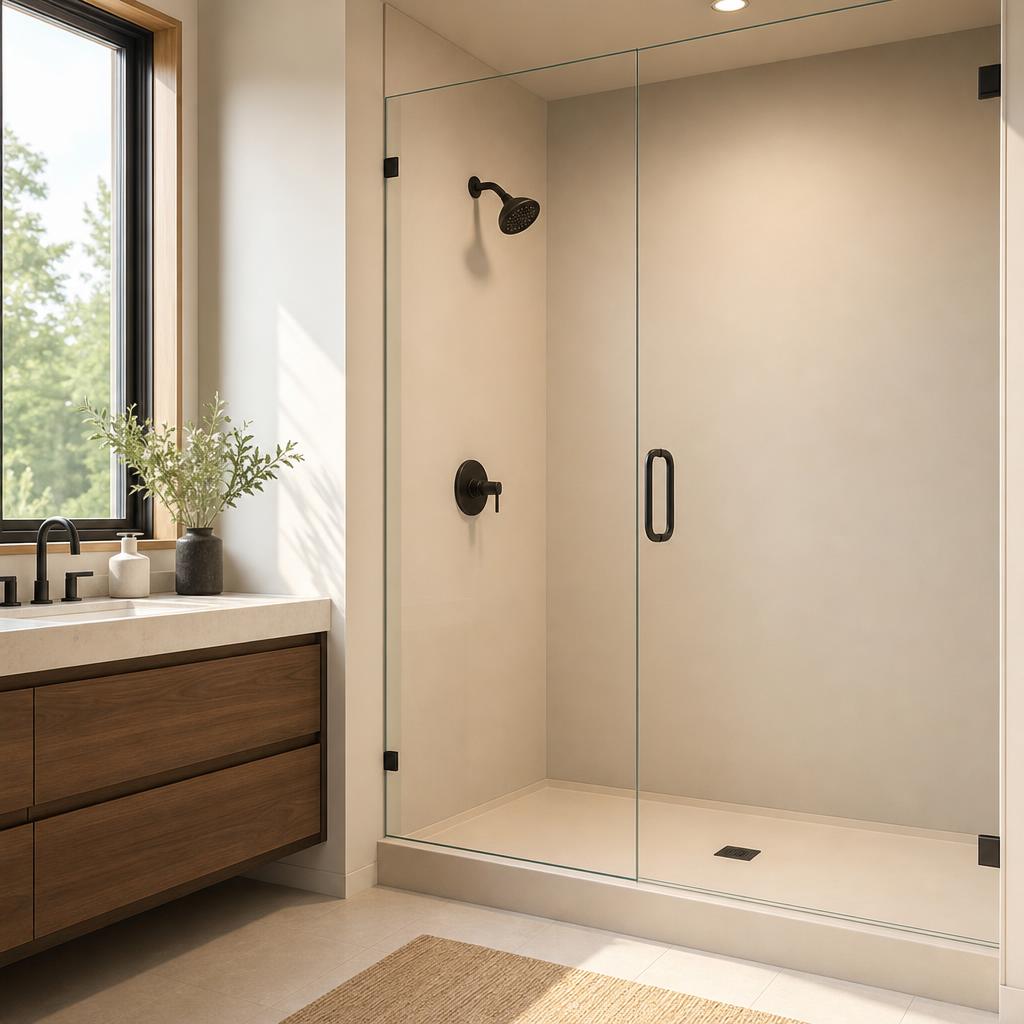 Recently remodeled bathroom in a Castle Pines, CO home