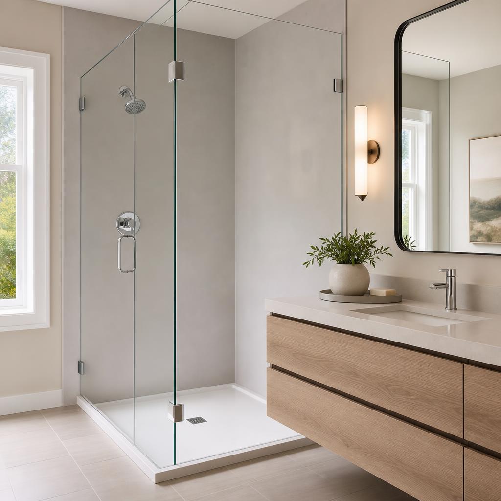 Recently remodeled bathroom in a Castle Rock, CO home