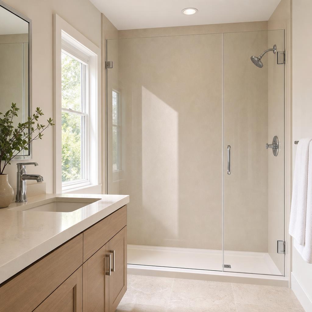 Recently remodeled bathroom in a Cave Creek, AZ home
