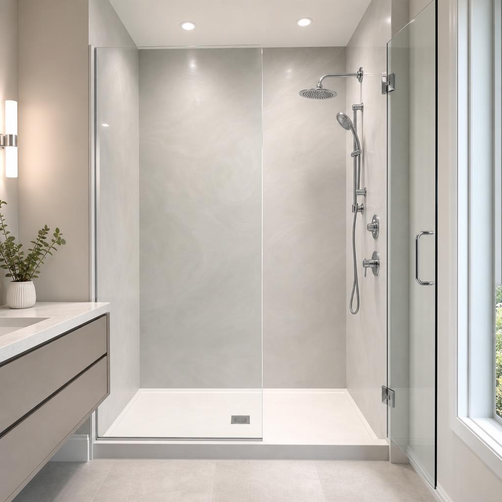 Recently remodeled bathroom in a Centennial, CO home