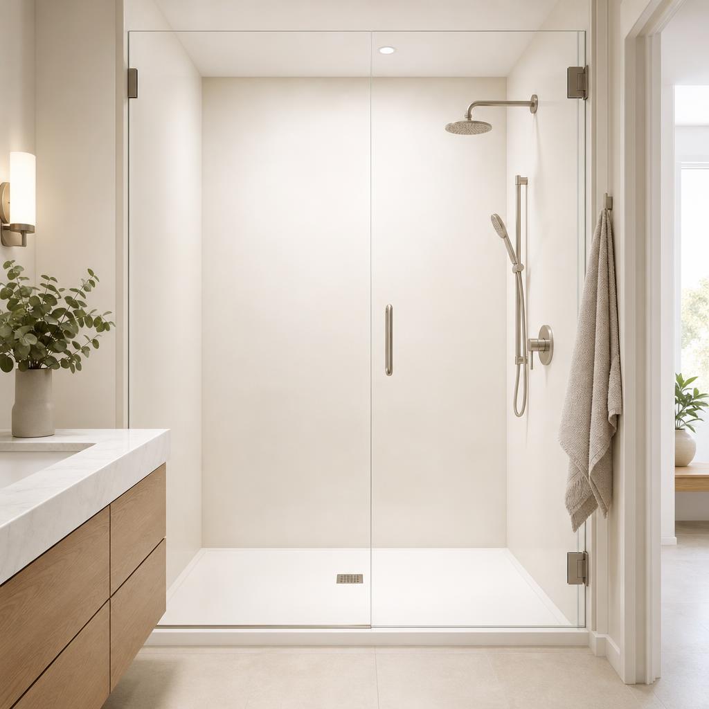 Recently remodeled bathroom in a Center City Philadelphia, PA home