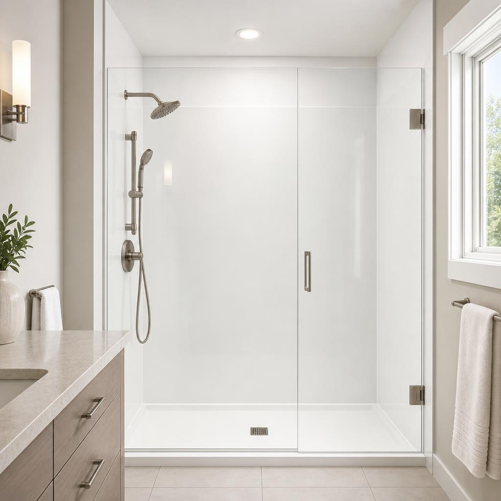 Recently remodeled bathroom in a Center Point, AL home