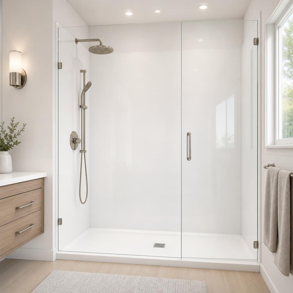 Recently remodeled bathroom in a Chapel Hill, NC home
