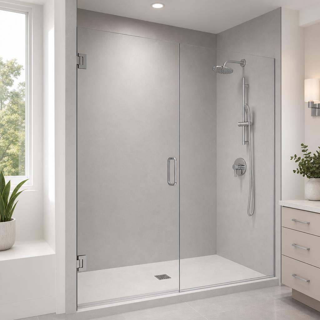 Recently remodeled bathroom in a Charlemont, MA home