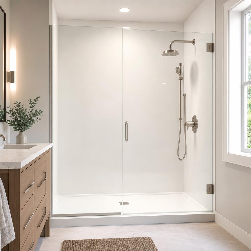 Recently remodeled bathroom in a Charleroi, PA home