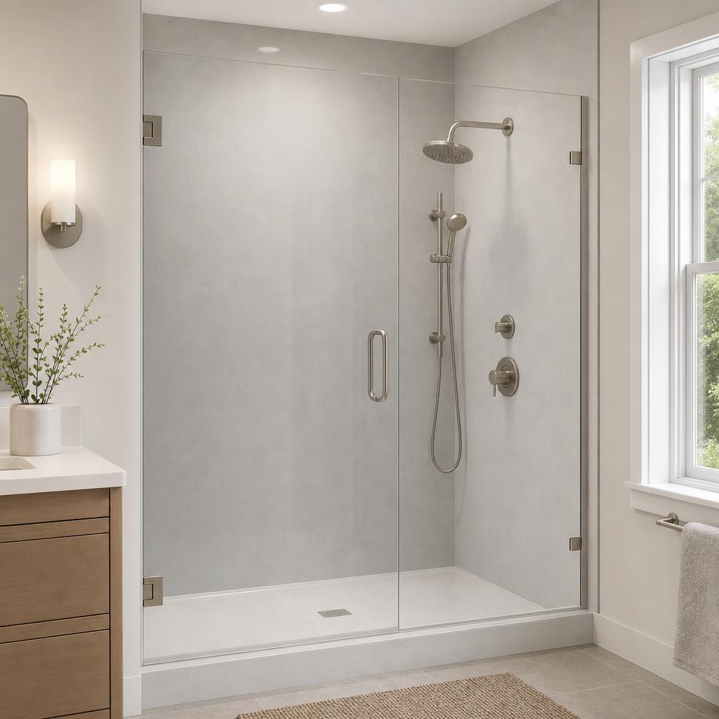 Recently remodeled bathroom in a Charlotte, NC home