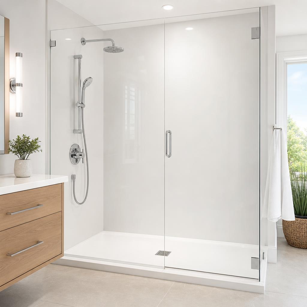 Recently remodeled bathroom in a Chase, AL home
