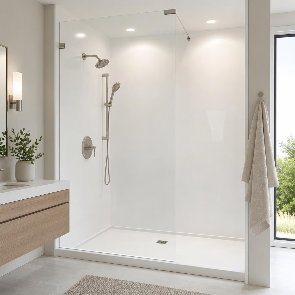 Recently remodeled bathroom in a Chelsea, AL home