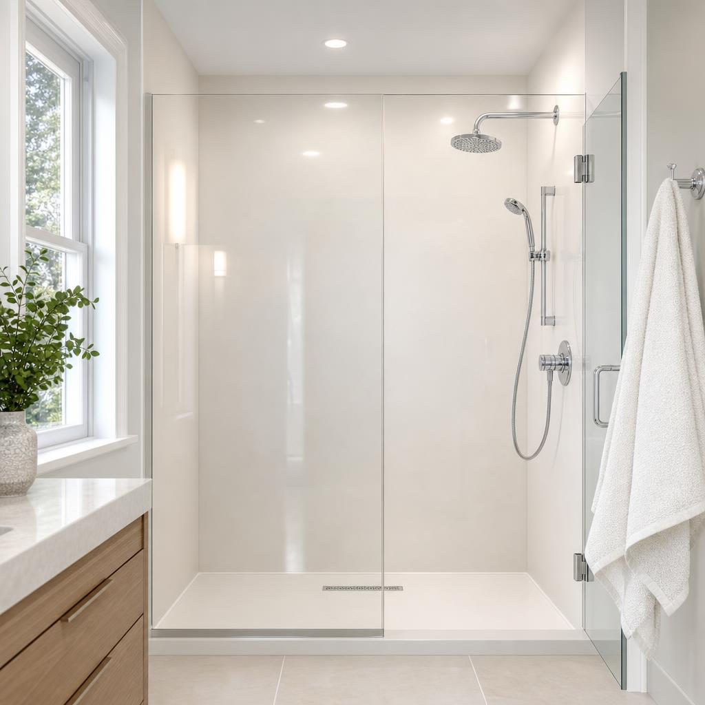Recently remodeled bathroom in a Cherry Hill, MI home