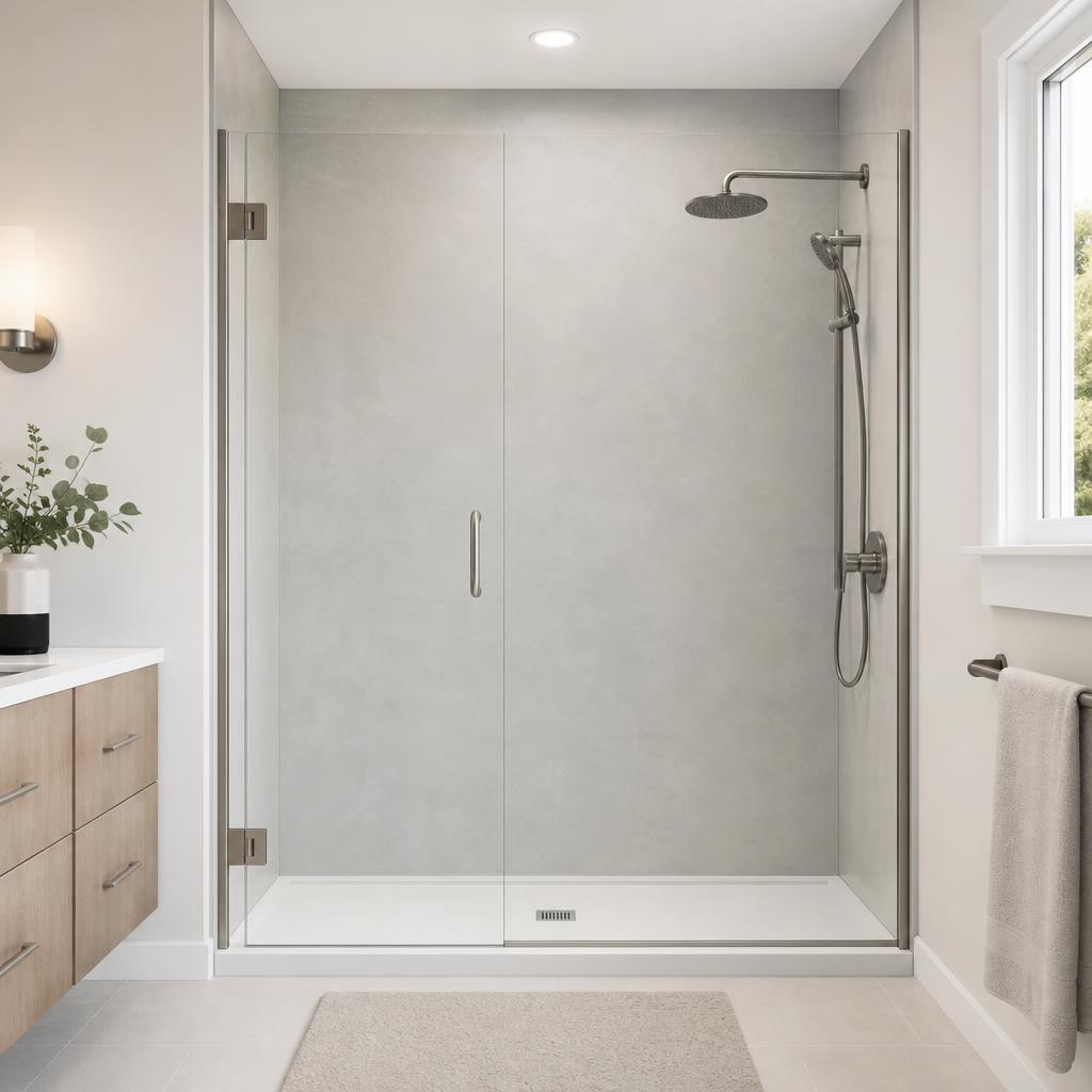 Recently remodeled bathroom in a Cherry Hills Village, CO home