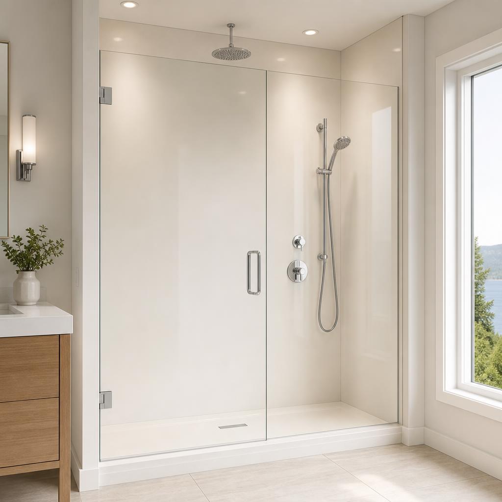 Renovated bathroom in a home in Chilton County
