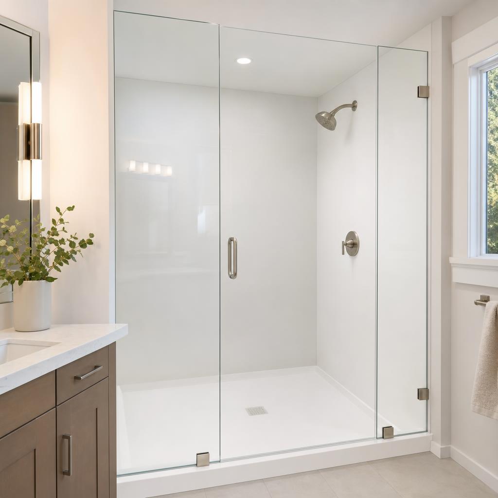 Recently remodeled bathroom in a Clanton, AL home