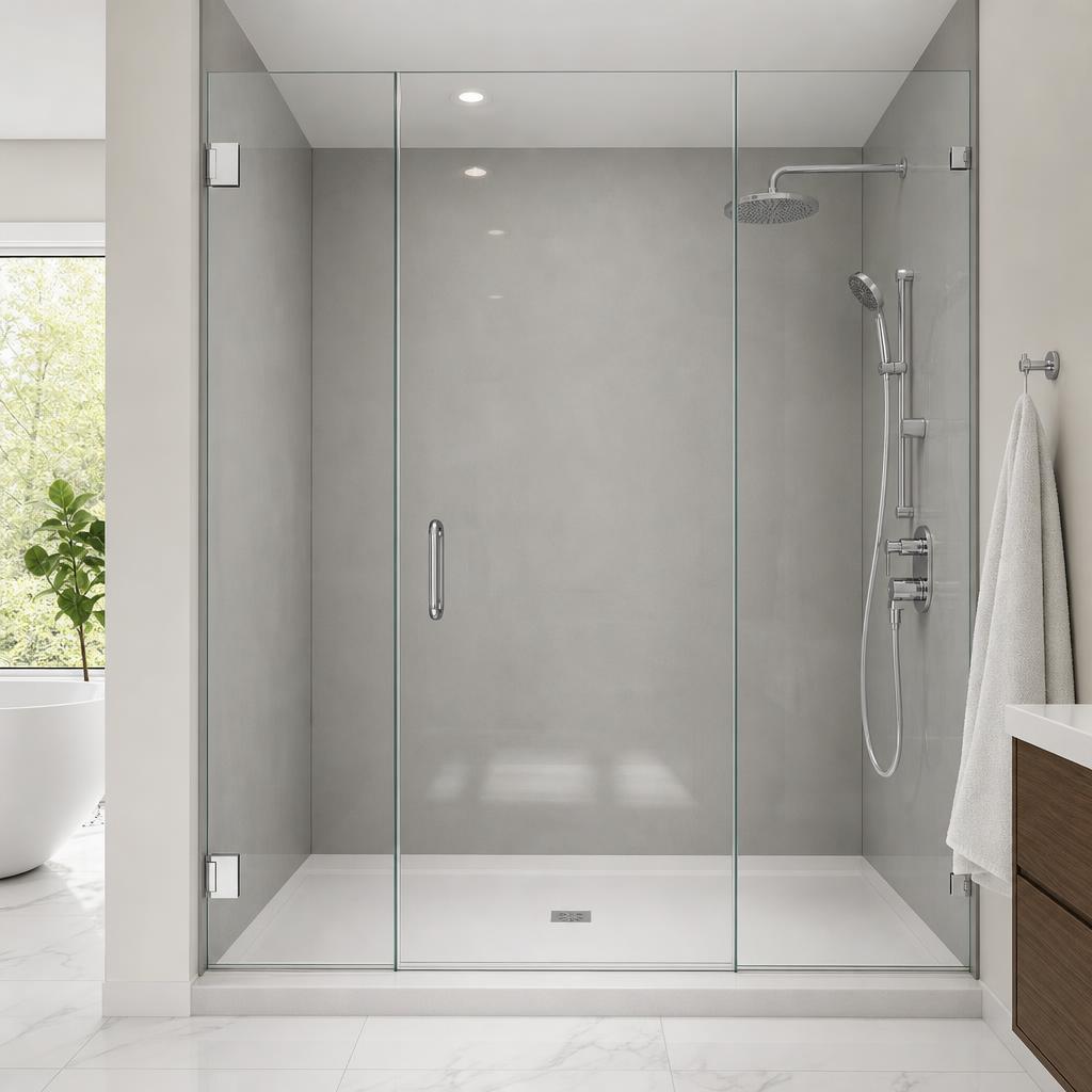 Renovated bathroom in a home in Clark County