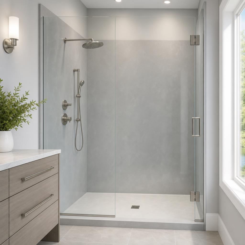 Recently remodeled bathroom in a Clarksville, MD home