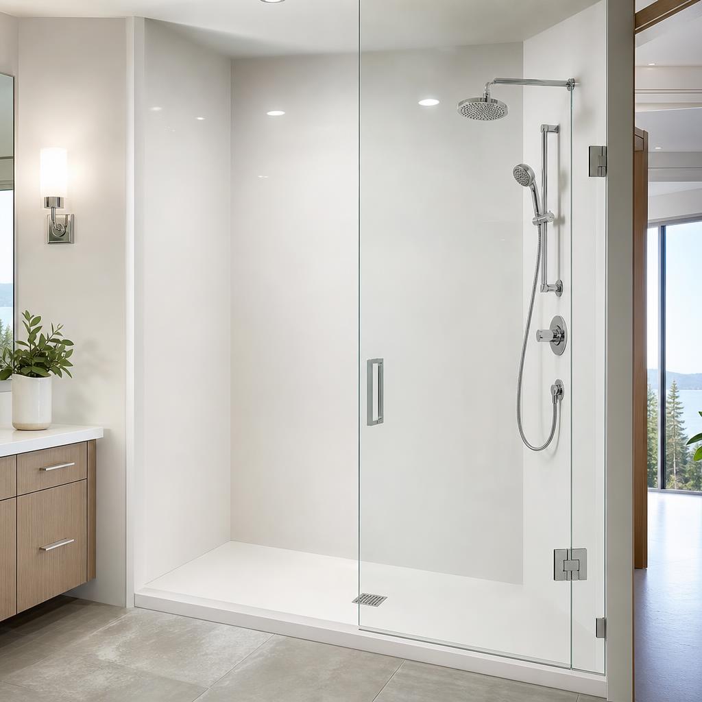 Renovated bathroom in a home in Clayton County