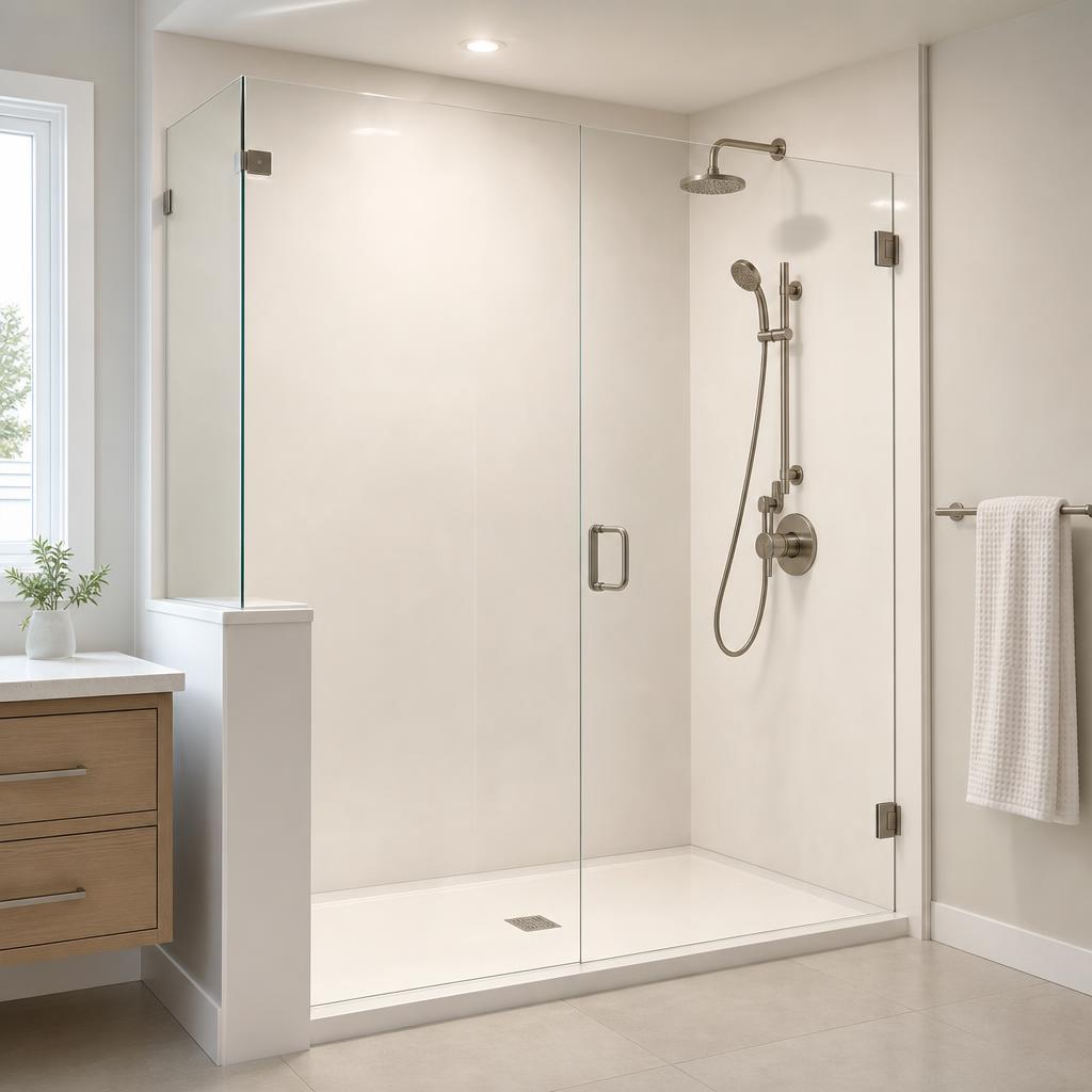 Recently remodeled bathroom in a Clayton, IN home