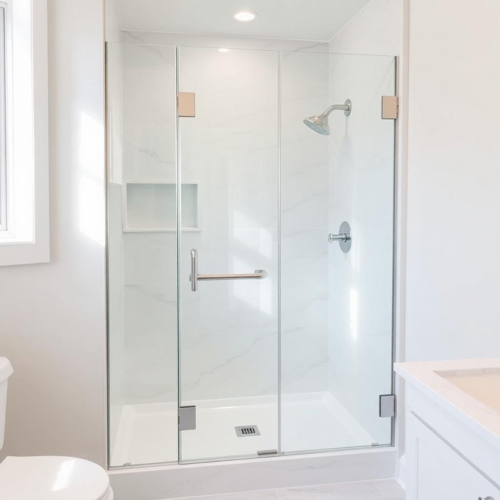 Renovated bathroom in a home in Cobb County