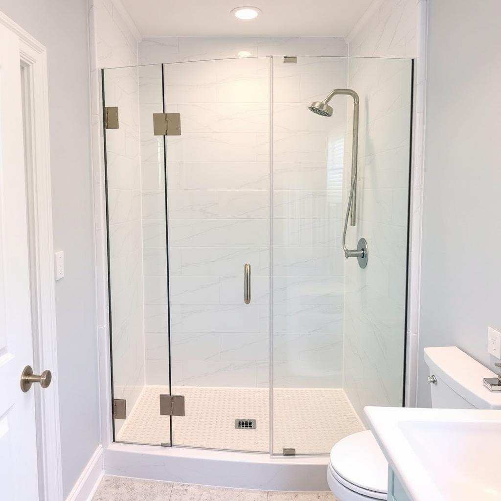 Recently remodeled bathroom in a Congress Park, CO home