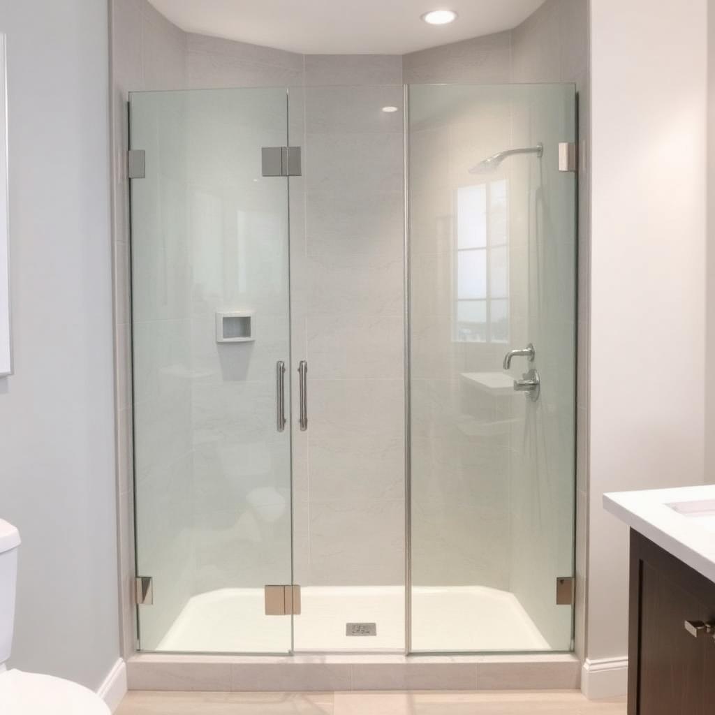 Recently remodeled bathroom in a Creston, MI home