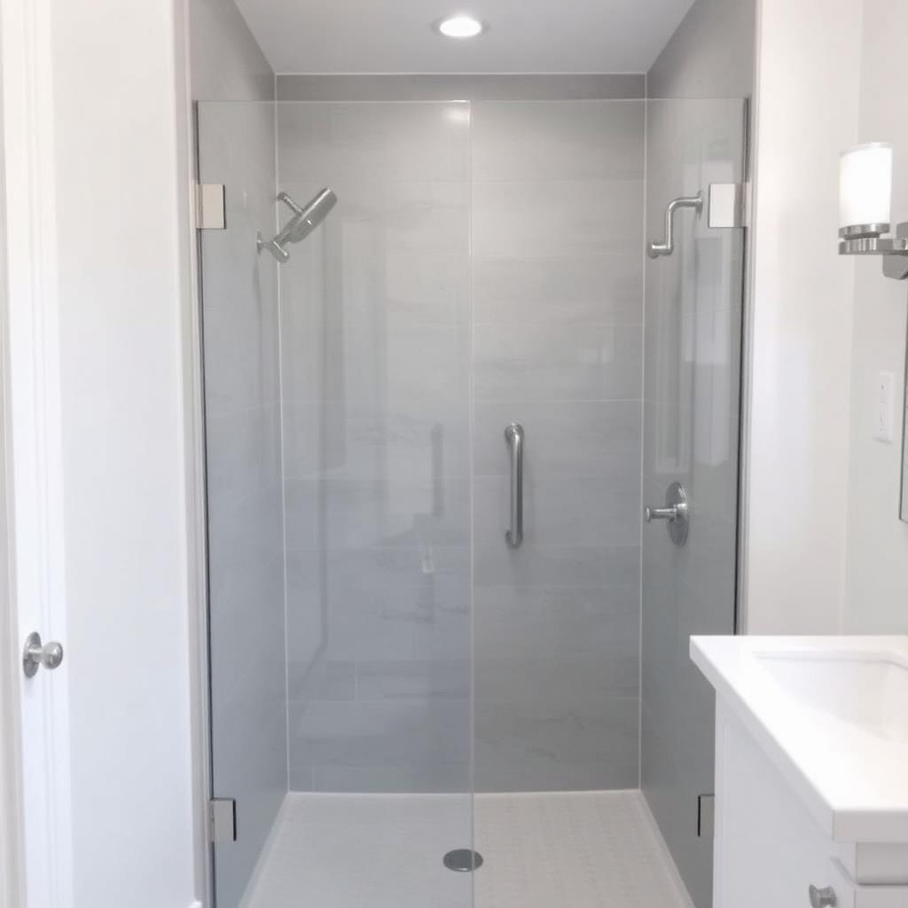 Recently remodeled bathroom in a Crystal, MI home