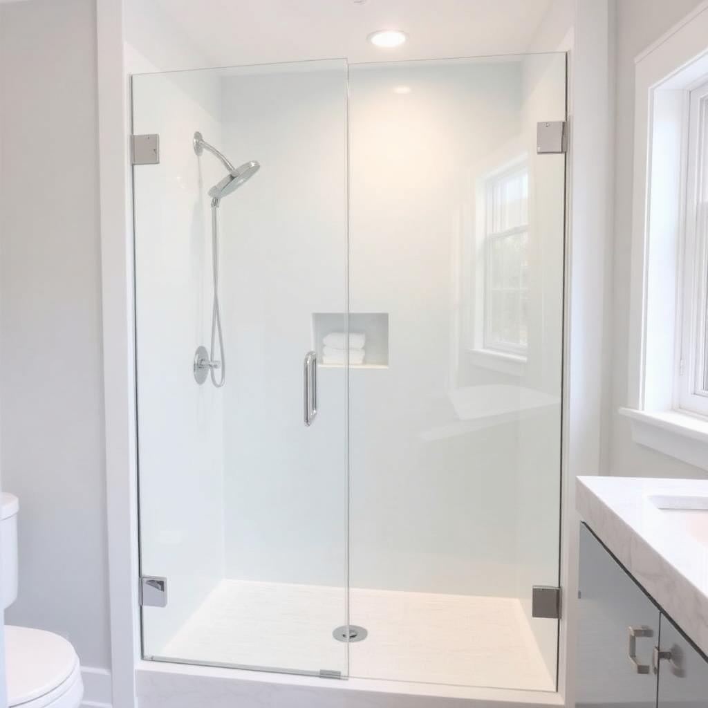 Recently remodeled bathroom in a Cumming, IA home