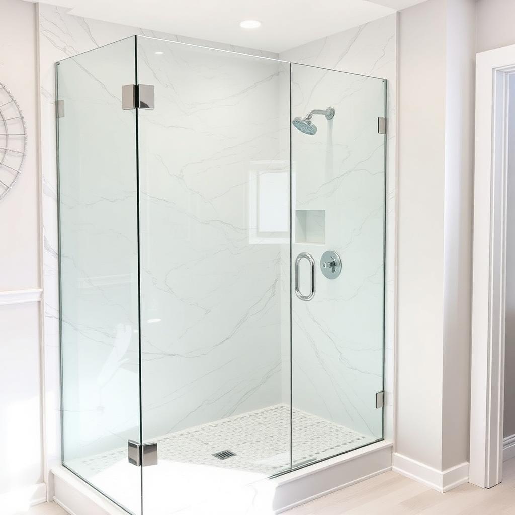 Renovated bathroom in a home in Dallas County