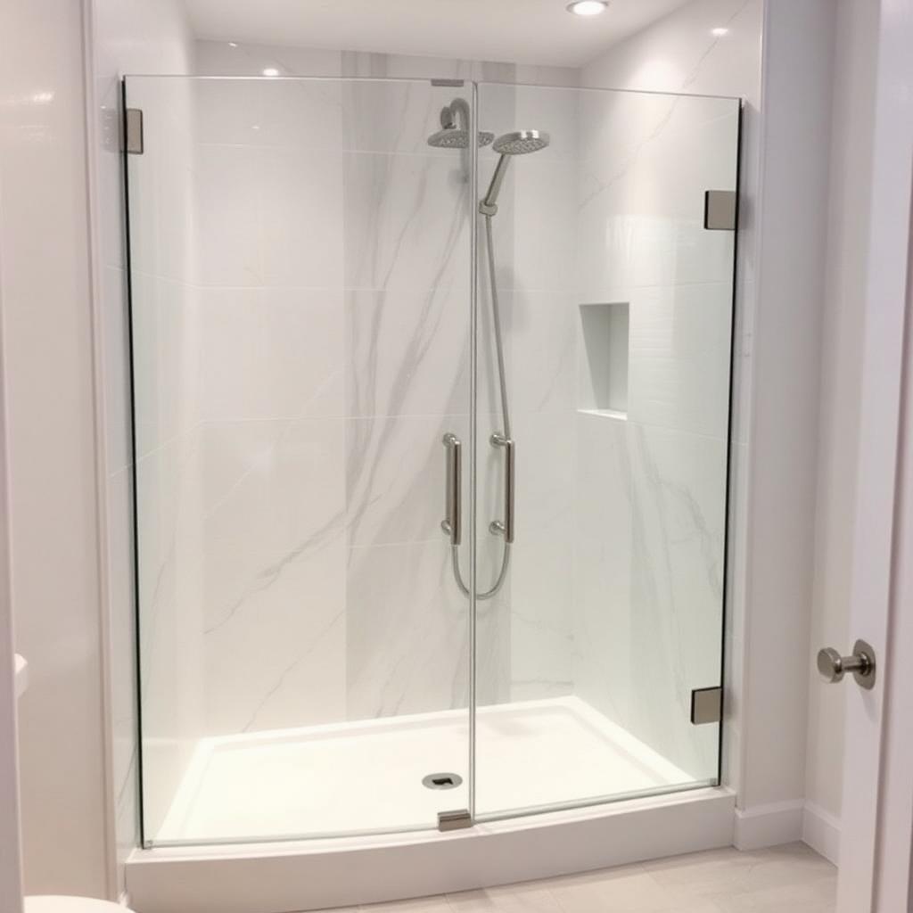 Renovated bathroom in a home in Davidson County