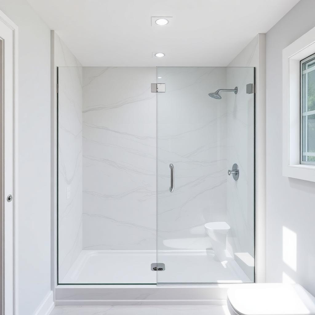Recently remodeled bathroom in a Decatur, GA home
