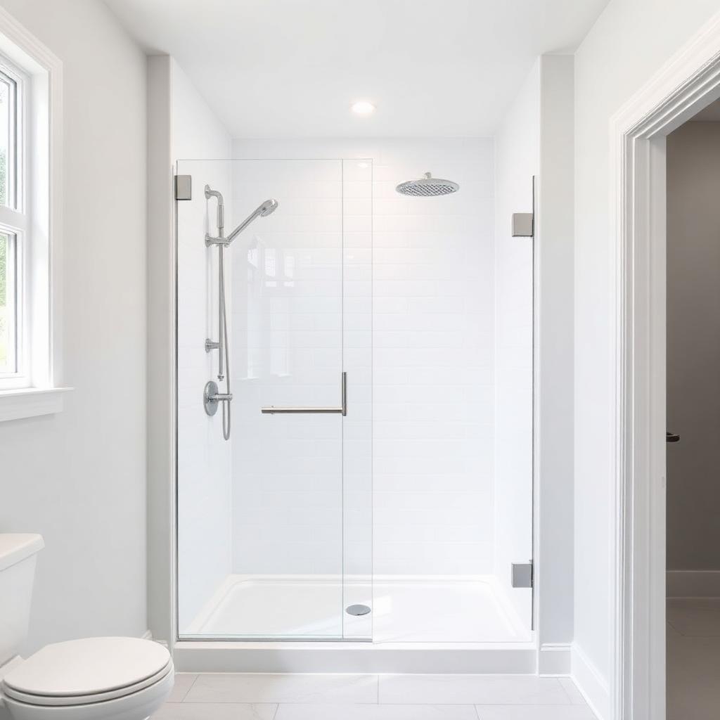 Recently remodeled bathroom in a Decatur Township, IN home