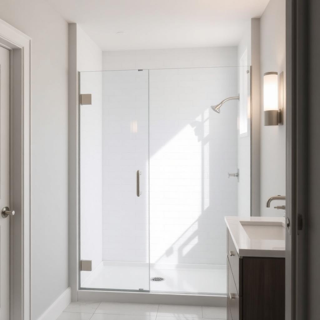 Renovated bathroom in a home in DeKalb County
