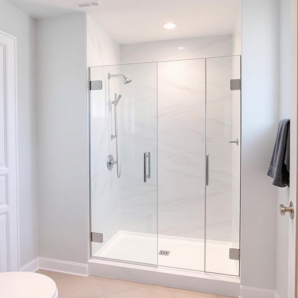 Recently remodeled bathroom in a Des Moines, IA home