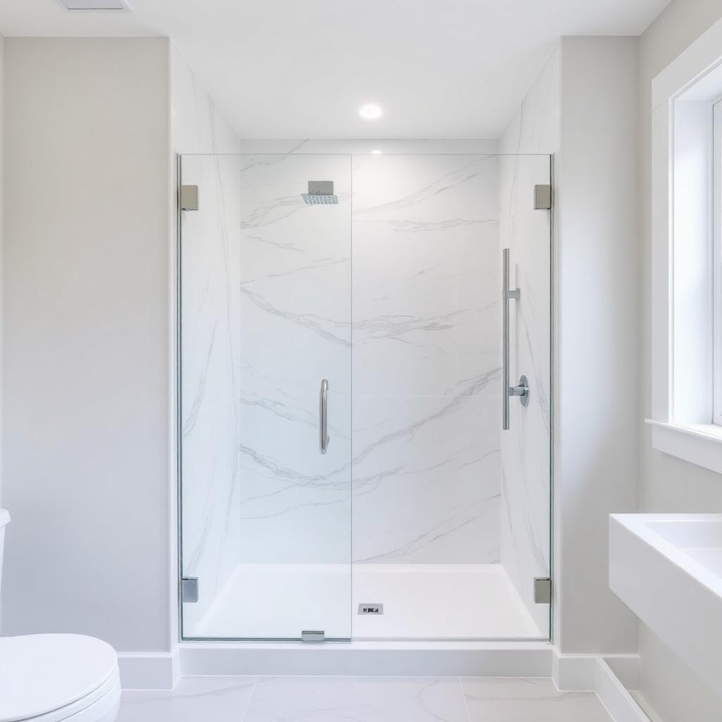 Recently remodeled bathroom in a Dorchester, MA home