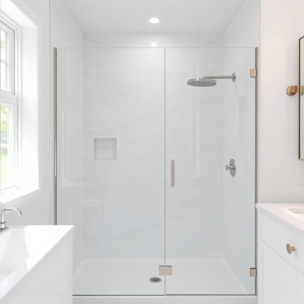 Renovated bathroom in a home in Douglas County