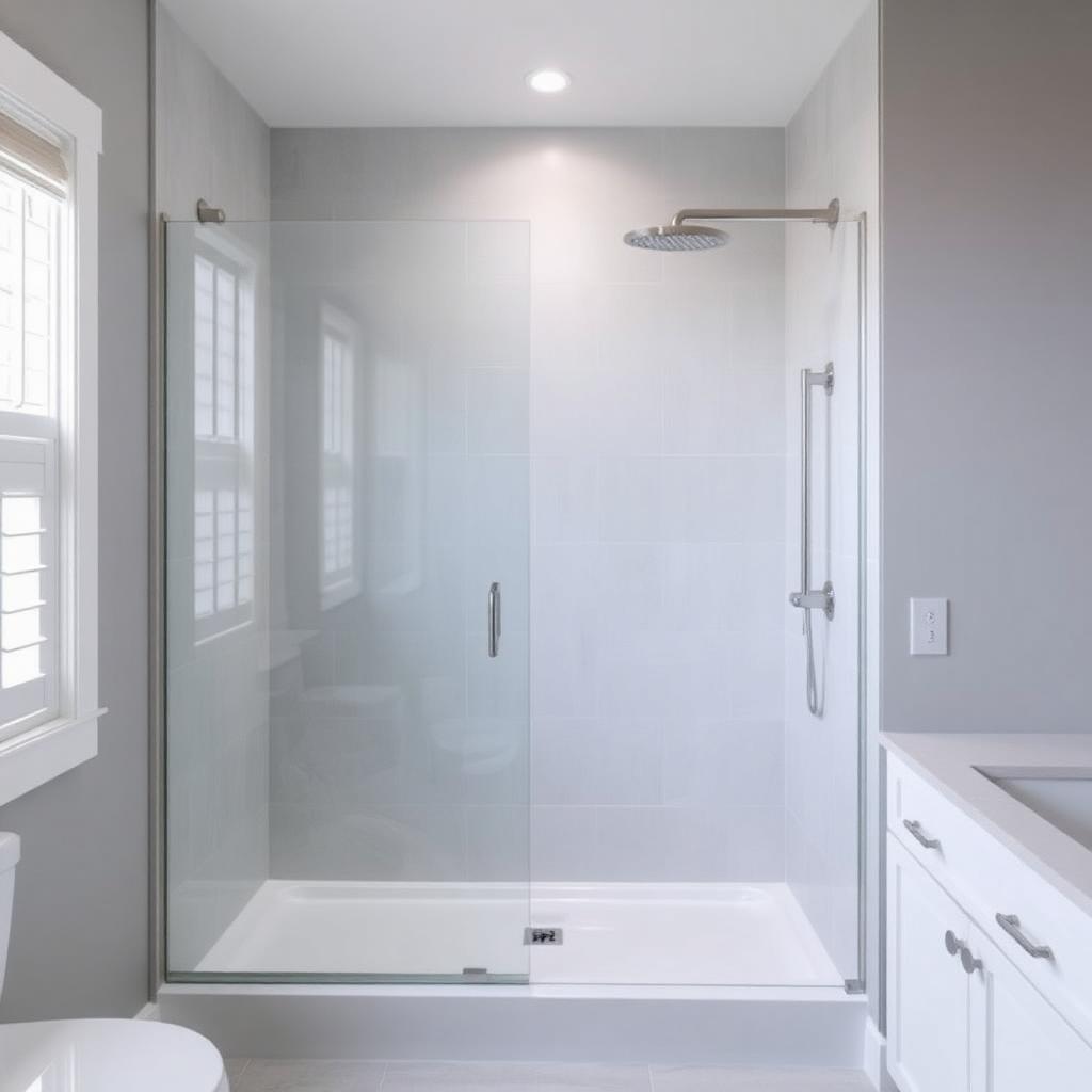 Recently remodeled bathroom in a Dove Valley, CO home