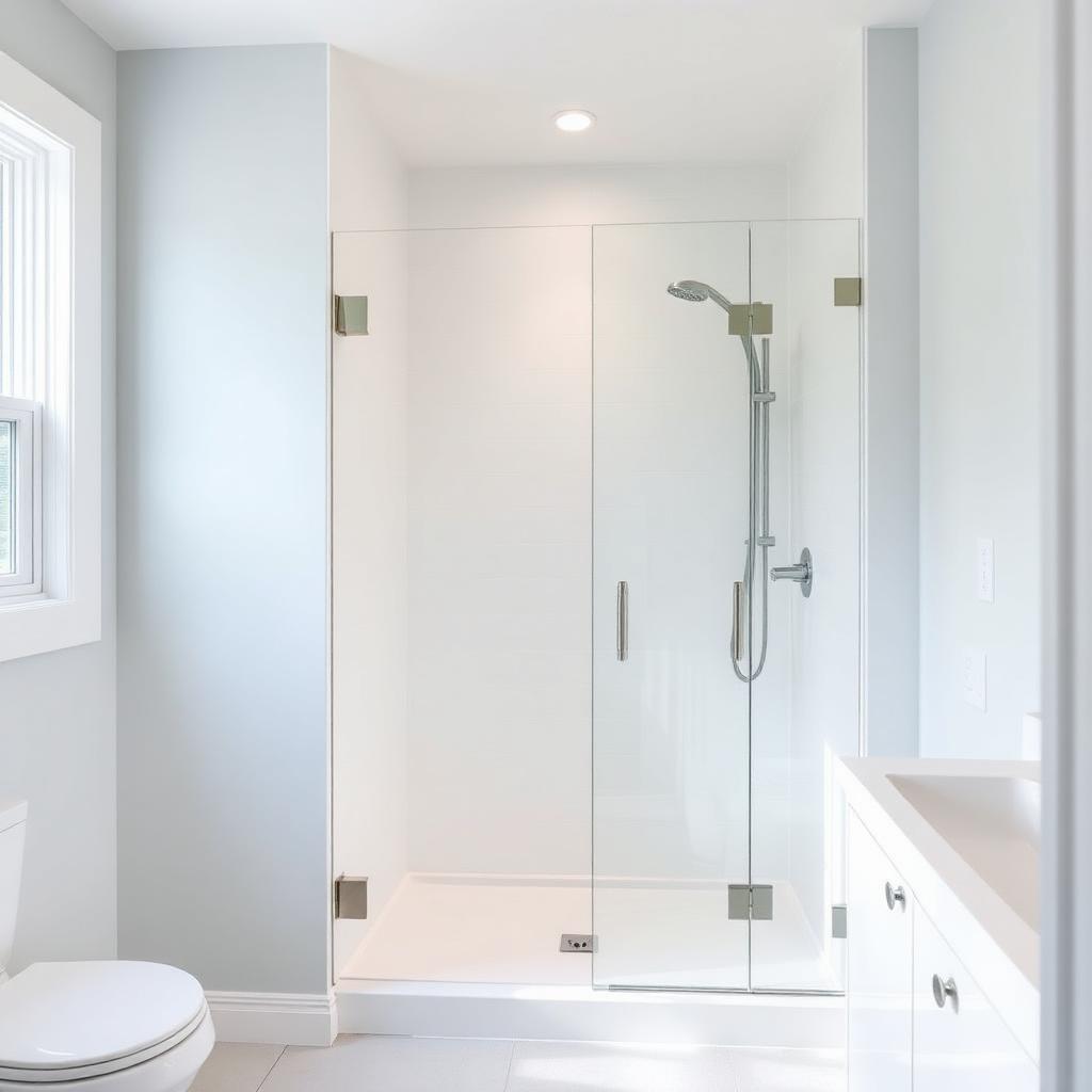 Recently remodeled bathroom in a Downtown Des Moines, IA home