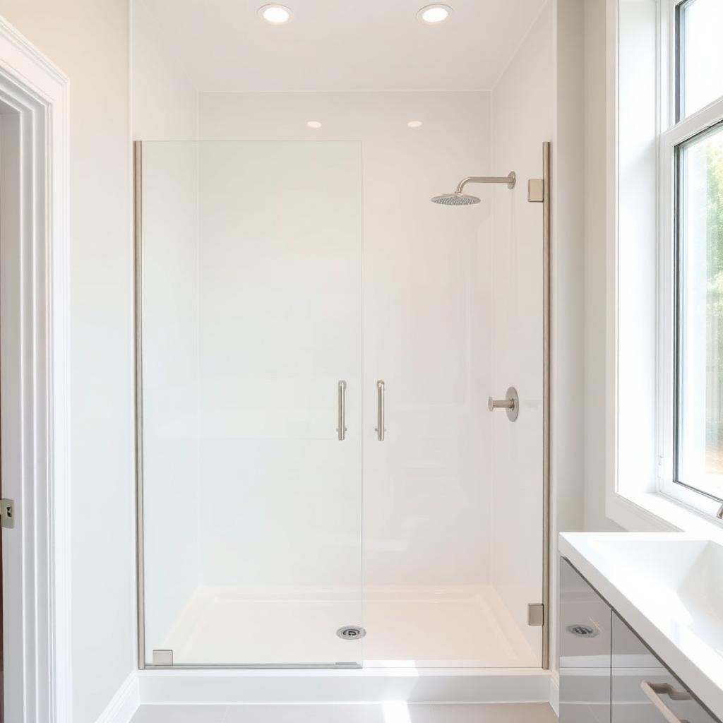 Recently remodeled bathroom in a Downtown Louisville, KY home