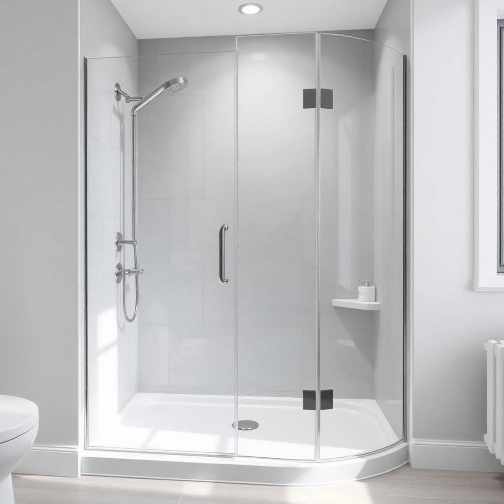 Renovated bathroom in a home in Duval County