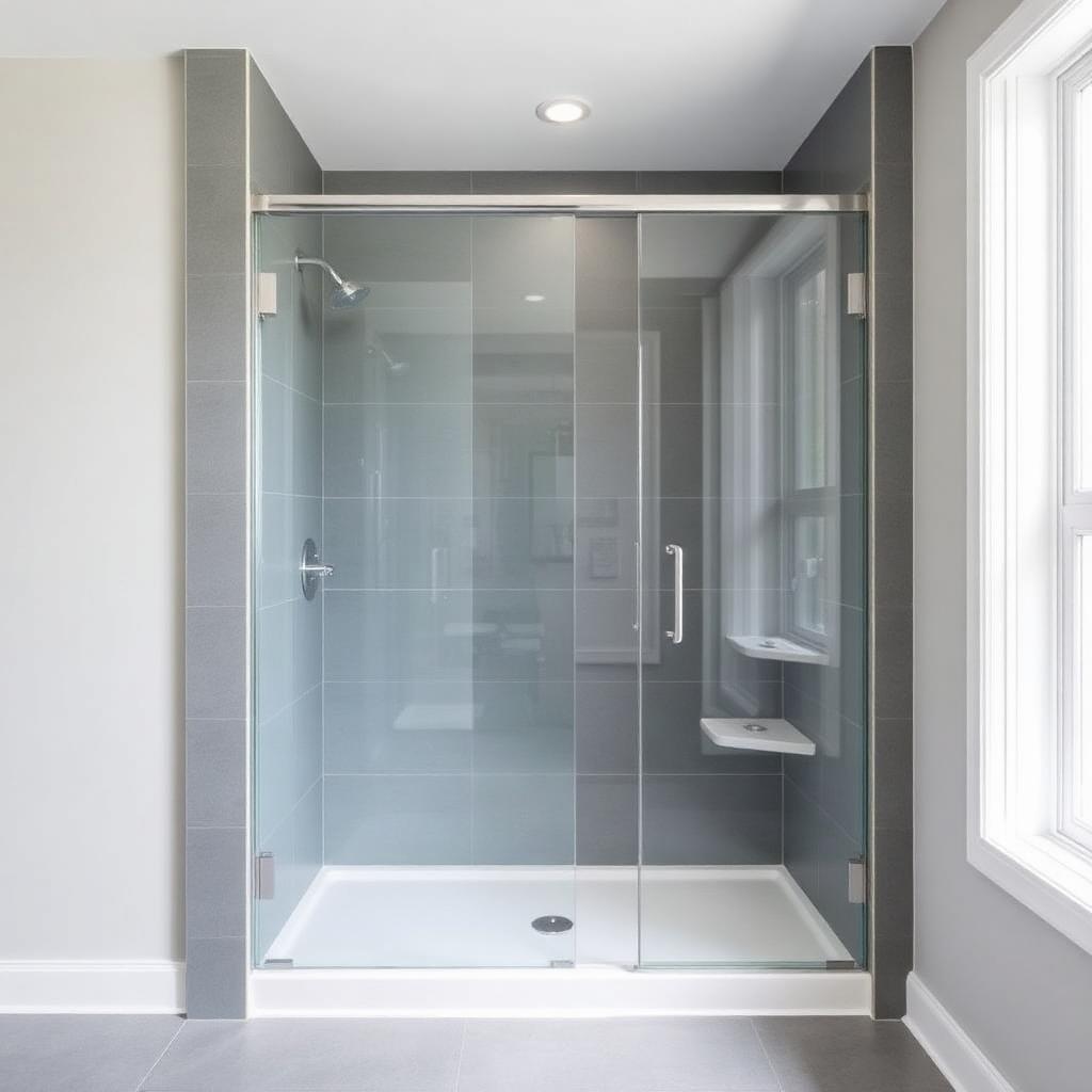 Recently remodeled bathroom in a Edinburgh, IN home