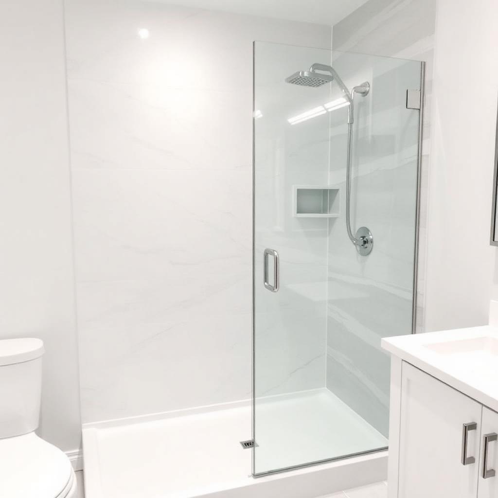Recently remodeled bathroom in a Grant Park, GA home