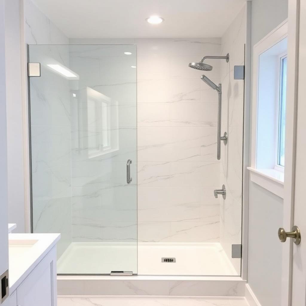 Recently remodeled bathroom in a Hapeville, GA home