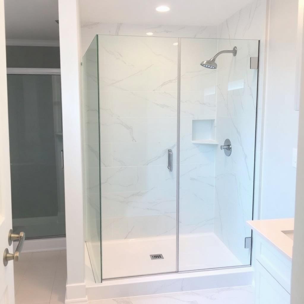 Recently remodeled bathroom in a Hickory Flat, GA home