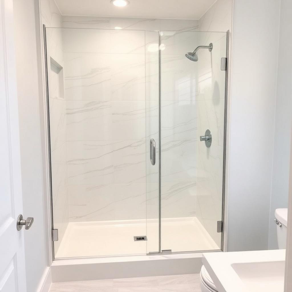 Recently remodeled bathroom in a Honey Creek, GA home