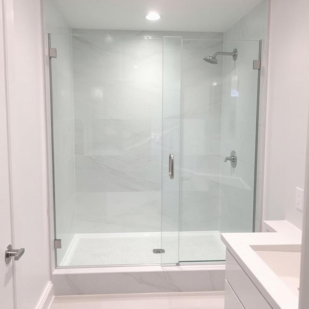 Recently remodeled bathroom in a Indianapolis, IN home